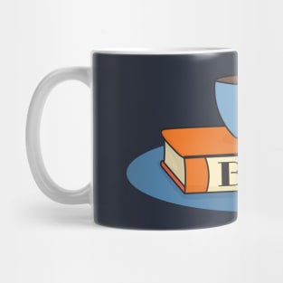 Books and coffee Mug